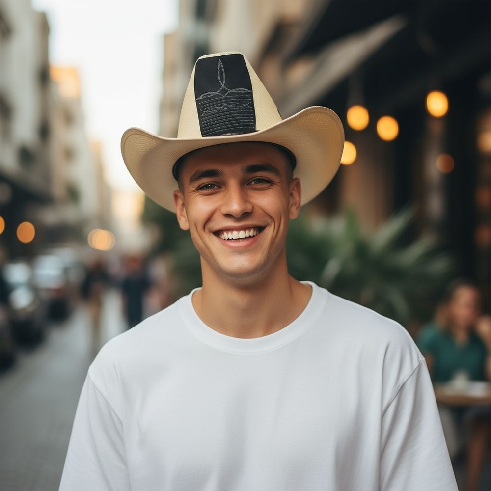 Stylish Cream Cowboy Hat